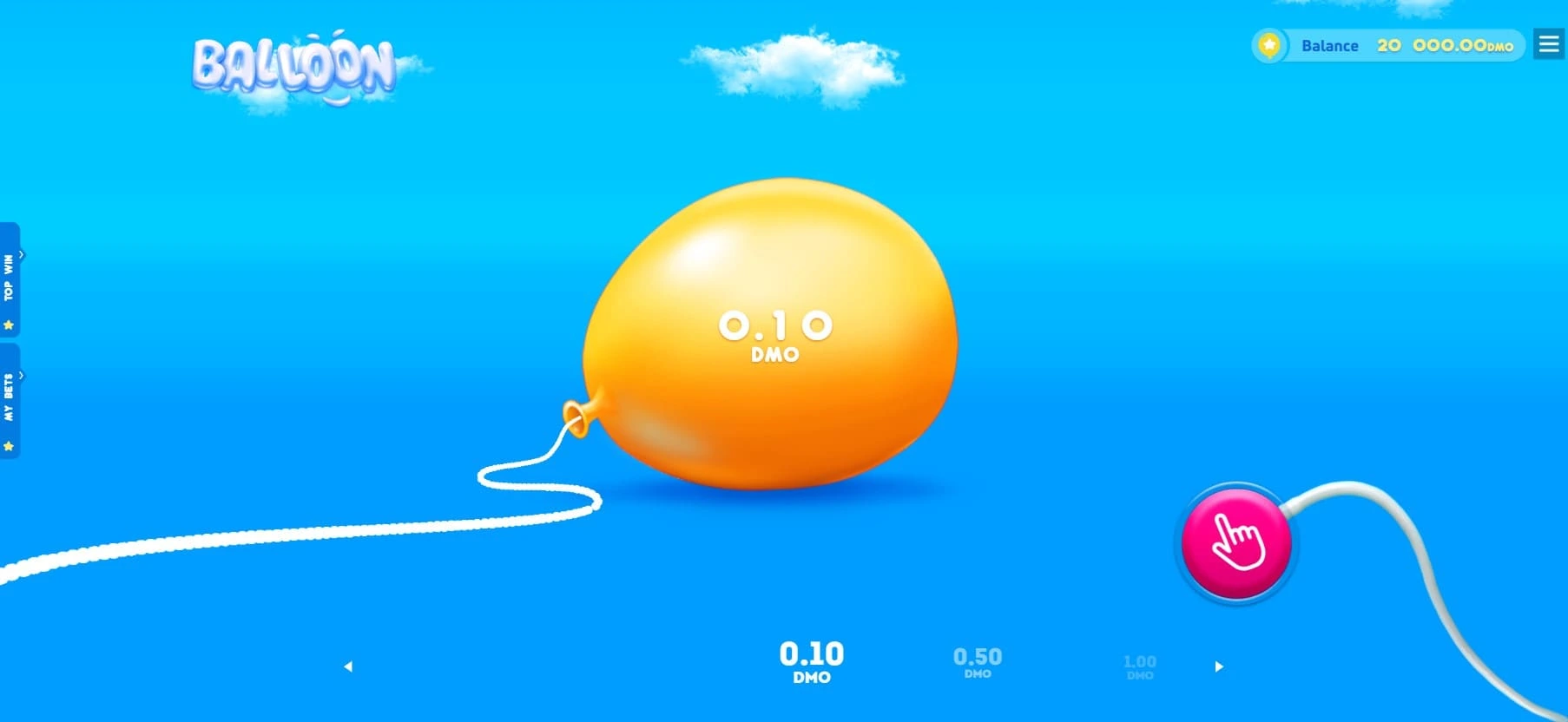 Balloon juego.